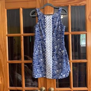 Lilly Pulitzer navy /white dress